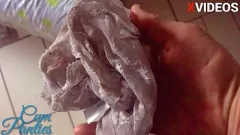 play Kız arkadaşımın külotunu çaldım ve boşalttım - Özel Cumshot POV