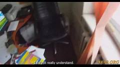 Redare Roșcată fierbinte Dila în ciorapi devine hardcore cu Dick