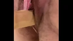 Play BBW MILF Gets Intimate with Her Hairy Pussy and Toy in Panties